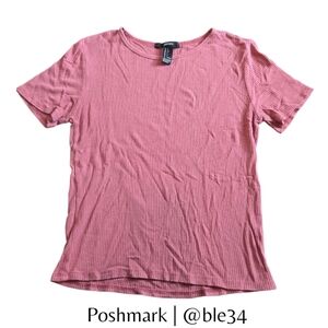 *SALE* Forever 21 Pink Ribbed Tee